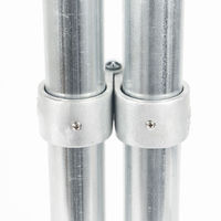 グリーンクロス 単管用ジョイント金具 Zタイプ 扉用蝶番 薄 Z-T-2H 1個（直送品）