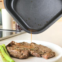 LIV PLUS フライパン 20cm IH ガス火対応 四角すぎる!フライパン ND-3632 1個（直送品）