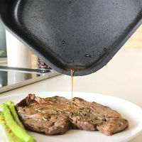 LIV PLUS フライパン 24cm IH ガス火対応 四角すぎる!フライパン ND-3633 1個（直送品）