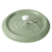 LIV PLUS CAROTE(カローテ) ココット鍋 22cm IH ホーロー アップルグリーン NM-5233 1個（直送品）