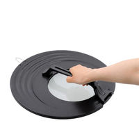 LIV PLUS ベストコ フライパン 蓋 スタンド式 XL 26-32cm 兼用 ぱたっぴたっ ND-8324 1個（直送品）