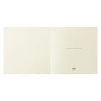 デザインフィル MDノート [A5スクエア] 厚口 無罫A クリーム 15393006 1冊（直送品）