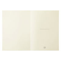 デザインフィル MDノート [A5] 厚口 無罫A クリーム 15394006 1冊（直送品）