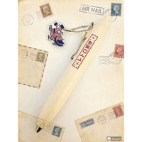 サンビー オビワン×SANBY ユニボールワンP レトロ郵便 obi-UBOP-01 1本（直送品）