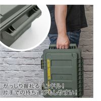 ワールドツール アストロプロダクツ APプラスチックボックス12Lオリーブドラブ PB152 2003000011524 1個（直送品）