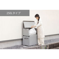 【軒先渡し】屋外ボックス 250L 幅850×奥行450×高さ835mm ライトグレー 1台（直送品）