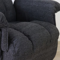 平インテリア産業 回転高座椅子 ミュート 折り畳み式 ブラック SS-260HS-BK 1台（直送品）