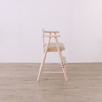 平インテリア産業 ベビーチェアワイド 生後7か月から 天然木 ホワイト TC-201 TN/WH 1台（直送品）