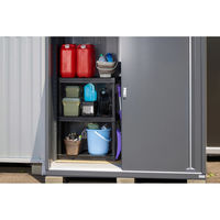 アイリスオーヤマ プラスチックラック 幅720×奥行400×高さ963mm ブラック 1台（直送品）