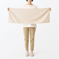 無印良品 やわらか薄手スポーツタオル ４０×１１０ｃｍ ベージュ 良品計画