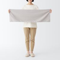 無印良品 パイル織り２枚組ロングタオル ３４×１１０ｃｍ オフ白 良品計画