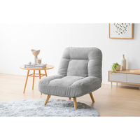 アイリスオーヤマ ２ＷＡＹ一人掛けポケットコイルソファ 幅750mm ライトグレー 1台（直送品）