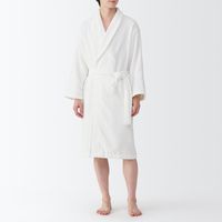 無印良品 ふっくらパイルバスローブ 男女兼用Ｌ-ＸＬ オフ白 良品計画