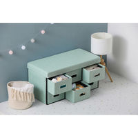 アイリスオーヤマ ３ＷＡＹ引き出し収納ボックス 引き出し６つタイプ 幅760×奥行375×高さ385mm ライトブルー 1台（直送品）