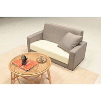 【軒先渡し】光製作所 2way フェミニンソファ 幅1170mm ブルー 1台（直送品）