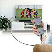 エアージェイ ミラーリングケーブル Type-C to HDMI 4K/60Hz 3m AHD-C3M 1本（直送品）