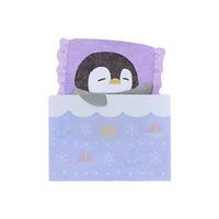 サンスター文具 すやすやふせん ペンギン S2850192 1個