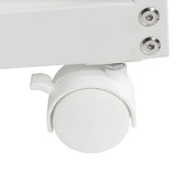 スマイル プリンターラック/ワゴン 4段 ホワイト 幅605×奥行482×高さ1002mm キャスター付(ストッパー付) 1台