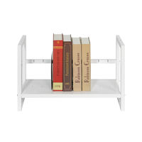 スマイル スタッキングブックスタンド 幅550mm ホワイト 722054 1台