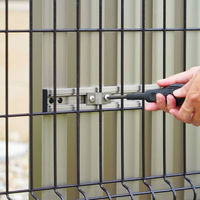 (株)TOKO 後付けフェンスA01型幅96.7cm高さ80cm(ダーク) GFATO096080BD 1S(1S)（直送品）