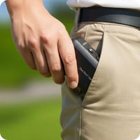 Shotnavi(ショットナビ) ゴルフ用レーザー距離計 nanoプラス ブラック nanoプラスB 1台（直送品）