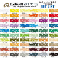 ターレンスジャパン レンブラントソフトパステルハーフスティック60色セット 473458 1個（直送品）