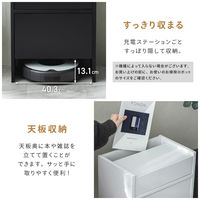 武田コーポレーション ロボット掃除機対応 ケーブル収納ボックス LN-H6-ROKBWH 1箱(1個入)（直送品）