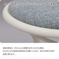 エイ・アイ・エス 折畳チェア 背なし グレイ YSFO-08x6pcs GY 1セット(6脚入)（直送品）