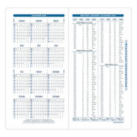 【2026年度 4月始まりダイアリー】　 クオバディス ビソプラン4　クラブ 見開き１ヶ月ブロック スカイブルー1冊（直送品）