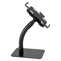 アール・エフ・ヤマカワ タブレットスタント卓上タイプ ブラック RFTS-TBK 1台（直送品）