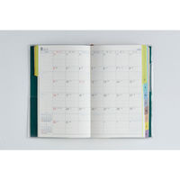 高橋書店 【2026年4月版】T'beauインデックス3 手帳判 見開き1週間 日曜始まり グリーン 653 1冊（直送品）