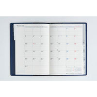 高橋書店 【2026年4月版】シャルム5 B6 バーチカル 月曜始まり ネイビー 635 1冊（直送品）