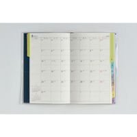 高橋書店 【2026年4月版】T'beauインデックス4 手帳判 片側1週間+ノート 月曜 紺 654 1冊（直送品）