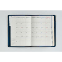 高橋書店 【2026年4月版】リシェル1 A6 片側1週間+ノート 月曜始まり ミッドナイトブルー 781 1冊（直送品）