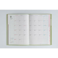 高橋書店 【2026年4月版】T'ファミリー手帳2 B6 月間 日曜始まり リュクスハーブグリーン 612 1冊（直送品）