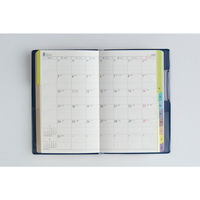 高橋書店 【2026年4月版】T'beauインデックス1 手帳判 片側1週間+ノート月曜始 濃紺 651 1冊（直送品）