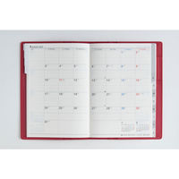 高橋書店 【2026年4月版】シャルム3 B6 見開き1週間 月曜始まり ネオレッド 633 1冊（直送品）