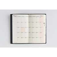 高橋書店 【2026年4月版】ニューダイアリーミニ2 手帳判 片側1週間+ノート 月曜始 黒 831 1冊（直送品）