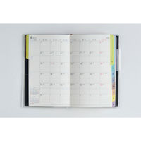 高橋書店 【2026年4月版】T'beauインデックス2 手帳判 見開き1週間 月曜始まり ブラック 652 1冊（直送品）