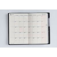 高橋書店 【2026年4月版】ビジネス手帳 手帳判 片側1週間+ノート 月曜始まり 黒 800 1冊（直送品）