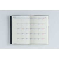 高橋書店 【2026年4月版】ビジネス手帳[小型版]6 手帳判 見開き1週間 月曜始まり 黒 843 1冊（直送品）