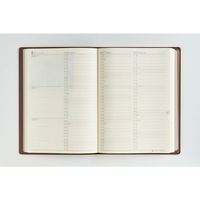 高橋書店 【2026年4月版】3年卓上日誌 A5 3年連用 茶 951 1冊（直送品）