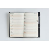 高橋書店 【2026年4月版】ニューダイアリーミニ1 手帳判 片側1週間+ノート 月曜始 黒 833 1冊（直送品）
