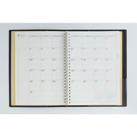 高橋書店 【2026年4月版】リングダイアリー A5 見開き1週間 月曜始まり 黒 972 1冊（直送品）