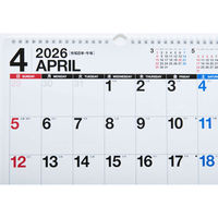 高橋書店 【2026年4月版】エコカレンダー壁掛 A3変型 スクエア 日曜始まり T11 1冊（直送品）