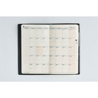 高橋書店 【2026年4月版】ニューダイアリーミニ3 手帳判 見開き1週間 月曜始まり 黒 832 1冊（直送品）