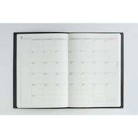 高橋書店 【2026年4月版】デスクダイアリーカジュアル1 A5 片側1週間+ノート 月曜 黒 961 1冊（直送品）