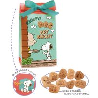お菓子詰め合わせ カジュアルギフト スヌーピー アートビスケットバッグ 1セット（1個×6）