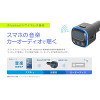 カシムラ FMトランスミッター フルバンド USB2ポート KD-271 1個（直送品）