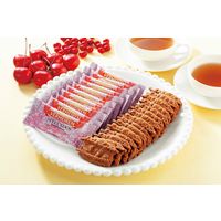 ビスケット 輸入菓子 個包装 お配り菓子 カラメルビスケット　クランベリー＆チェリー25P 1セット（1袋×6）